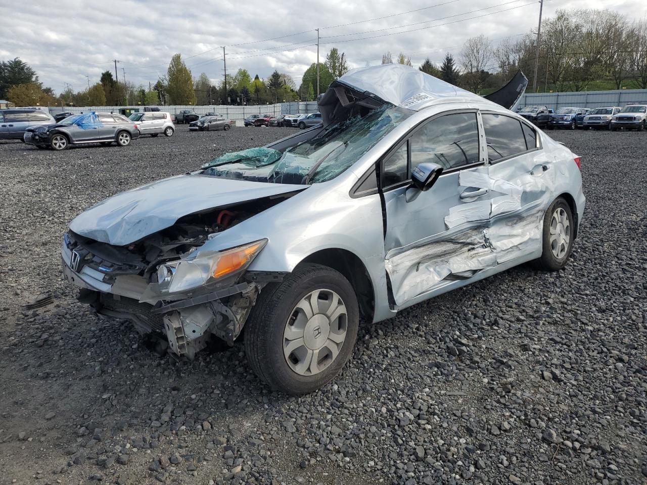 2012 Honda Civic Hybrid for Sale in Portland, OR - Rollover