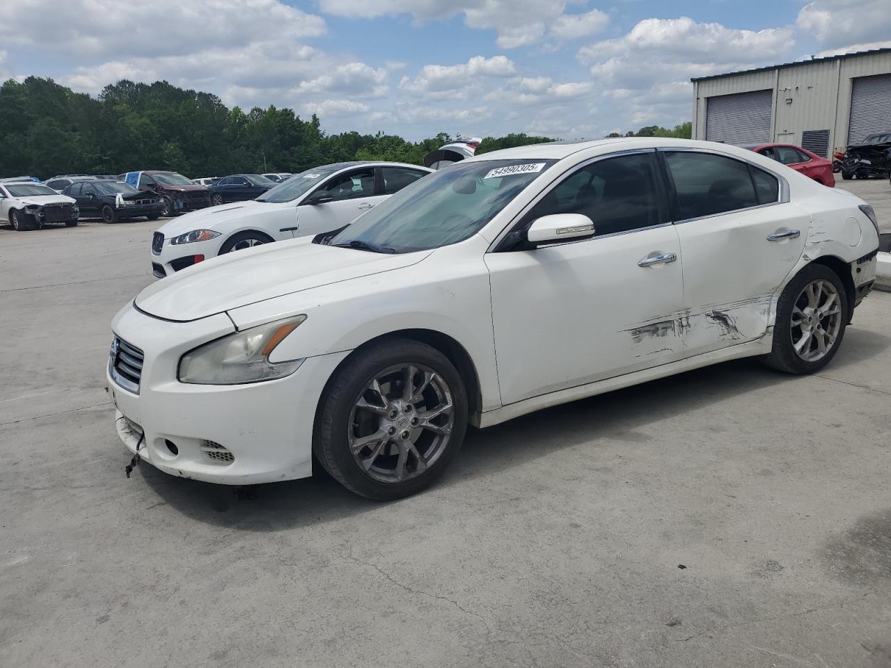 2012 NISSAN MAXIMA WHITE VIN: 1N4AA5AP3CC848067
