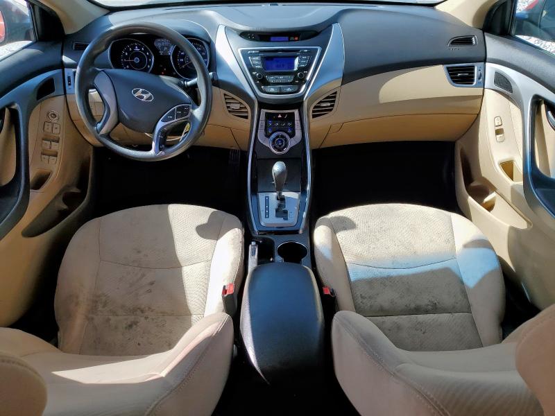  HYUNDAI ELANTRA 2013 Червоний