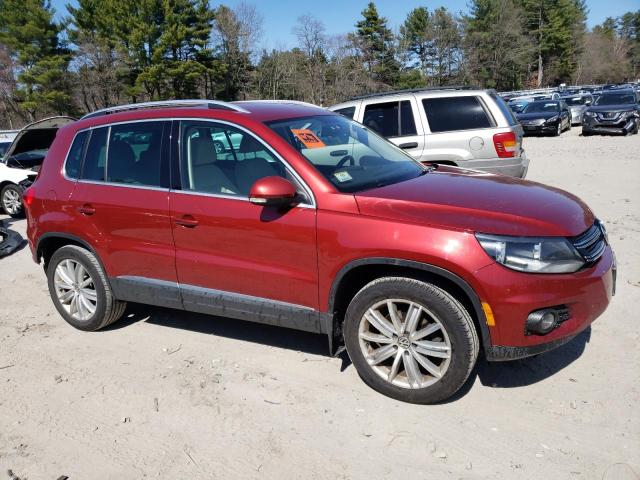  VOLKSWAGEN TIGUAN 2013 Czerwony