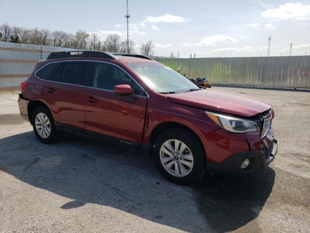  SUBARU OUTBACK 2016 Czerwony