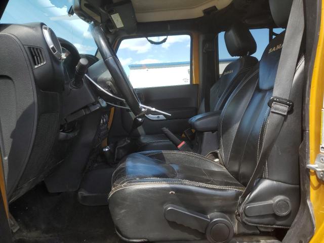 Parquets JEEP WRANGLER 2014 Pomarańczowy