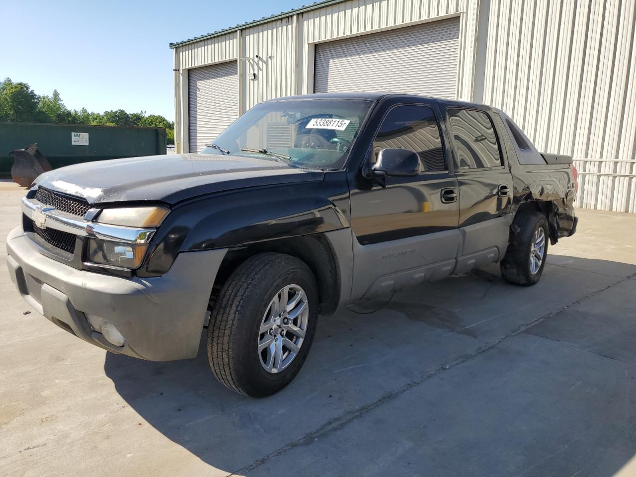 2002 Chevrolet Avalanche C1500 zu verkaufen in Gaston, SC - Side
