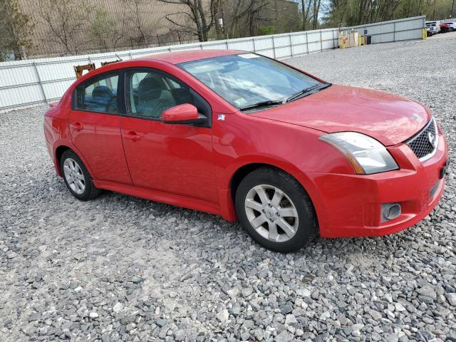  NISSAN SENTRA 2012 Червоний