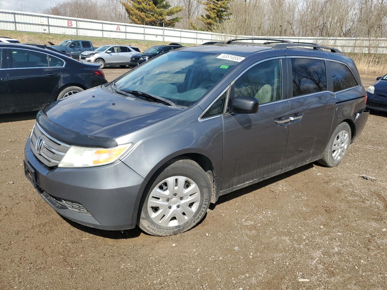 2013 Honda Odyssey Ex за продажба в Davison, MI - Rear End