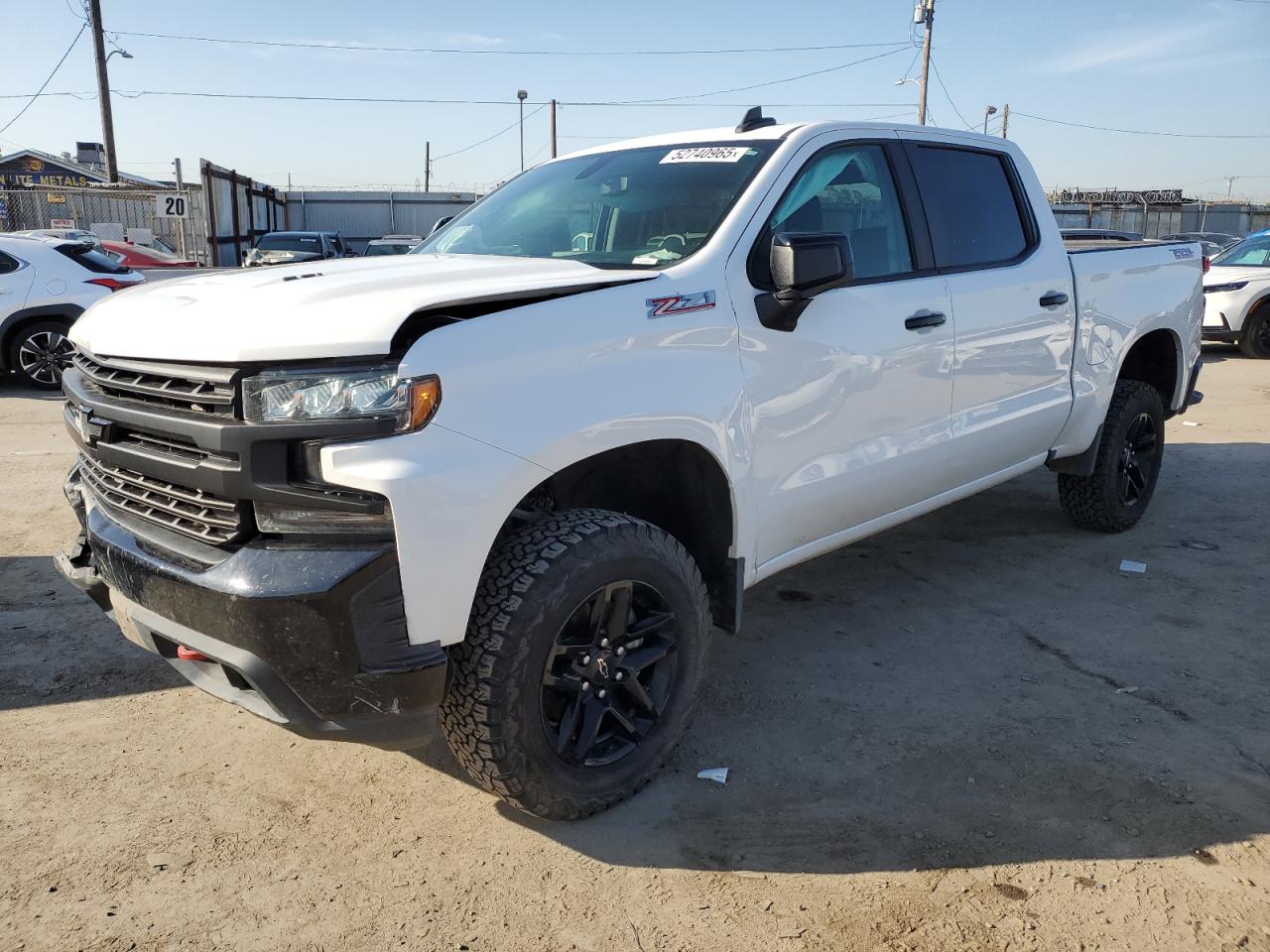 2021 Chevrolet Silverado K1500 Lt Trail Boss de vânzare în Los Angeles, CA - Front End