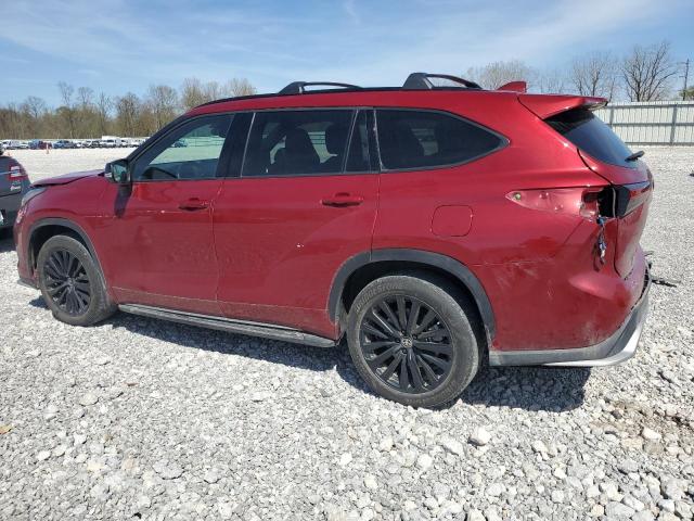  TOYOTA HIGHLANDER 2023 Czerwony