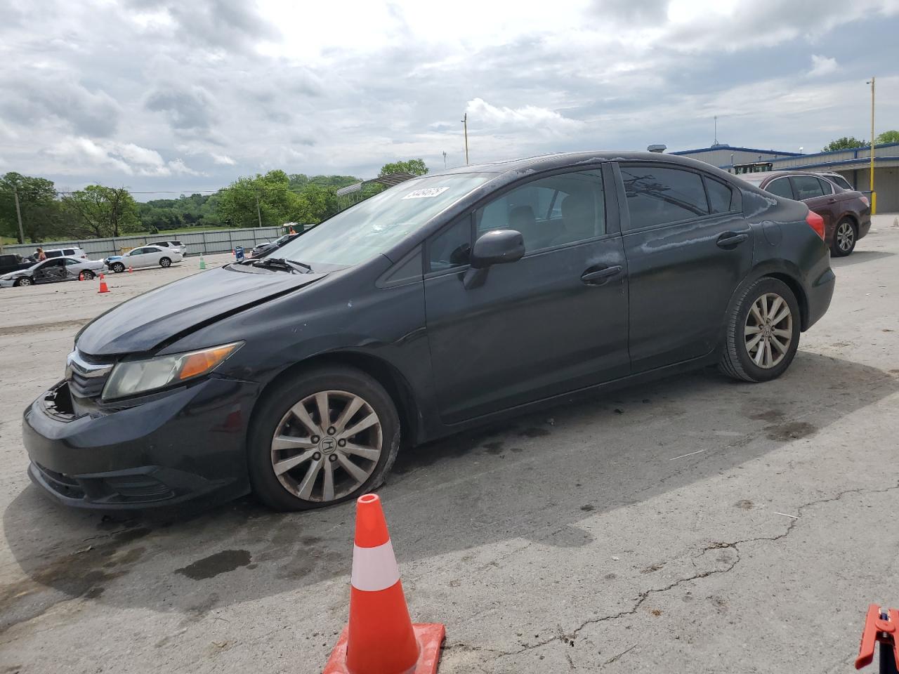 2012 Honda Civic Ex for Sale in Lebanon, TN - Side