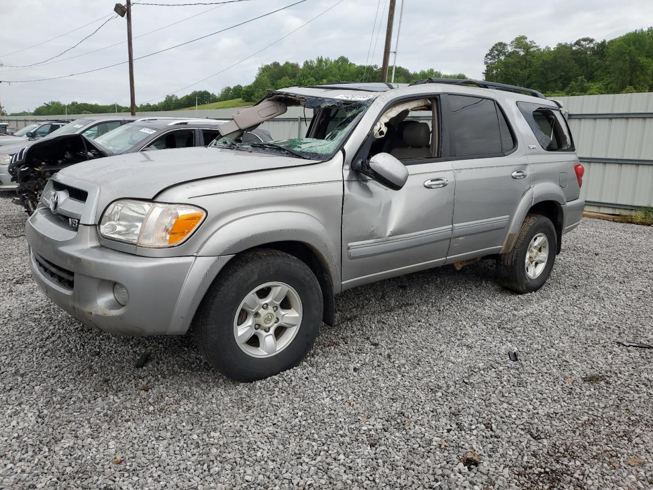 2007 Toyota Sequoia Sr5 იყიდება Grenada-ში, MS - Rollover