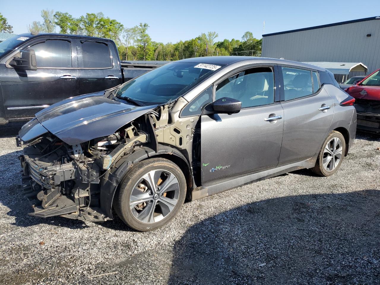 2018 Nissan Leaf S за продажба в Spartanburg, SC - Front End
