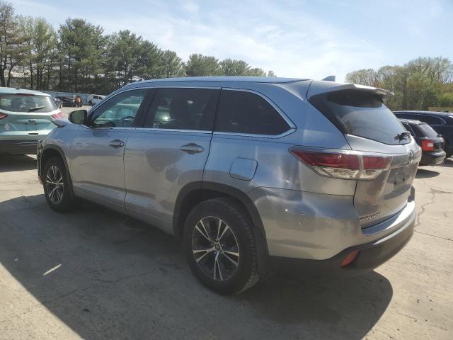  TOYOTA HIGHLANDER 2016 Silver