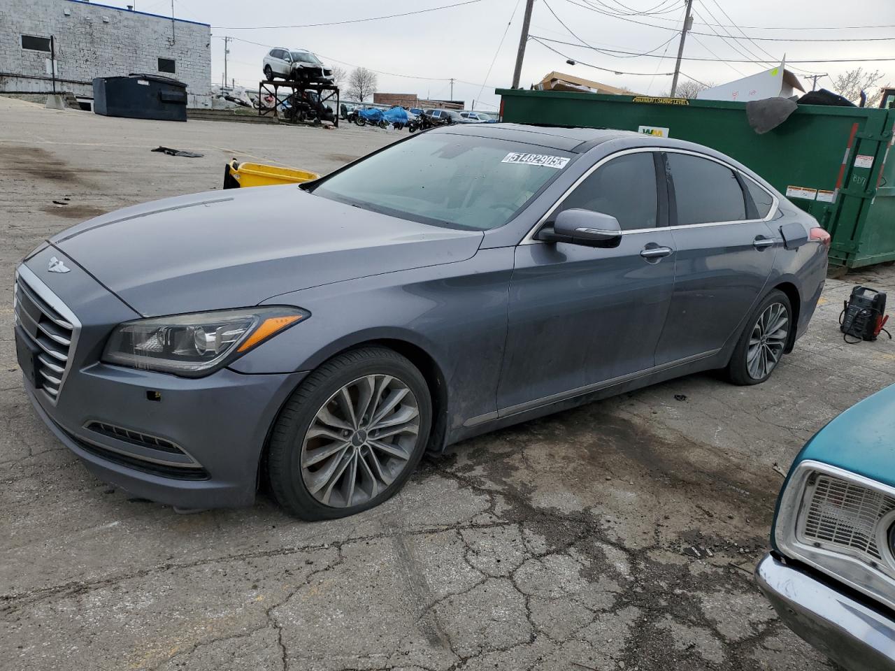 2015 Hyundai Genesis 3.8L للبيع في Chicago Heights، IL - Top/Roof