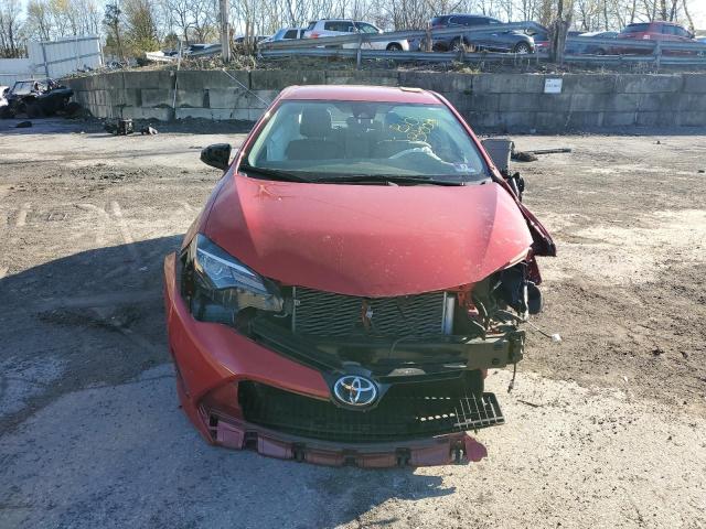  TOYOTA COROLLA 2019 Красный