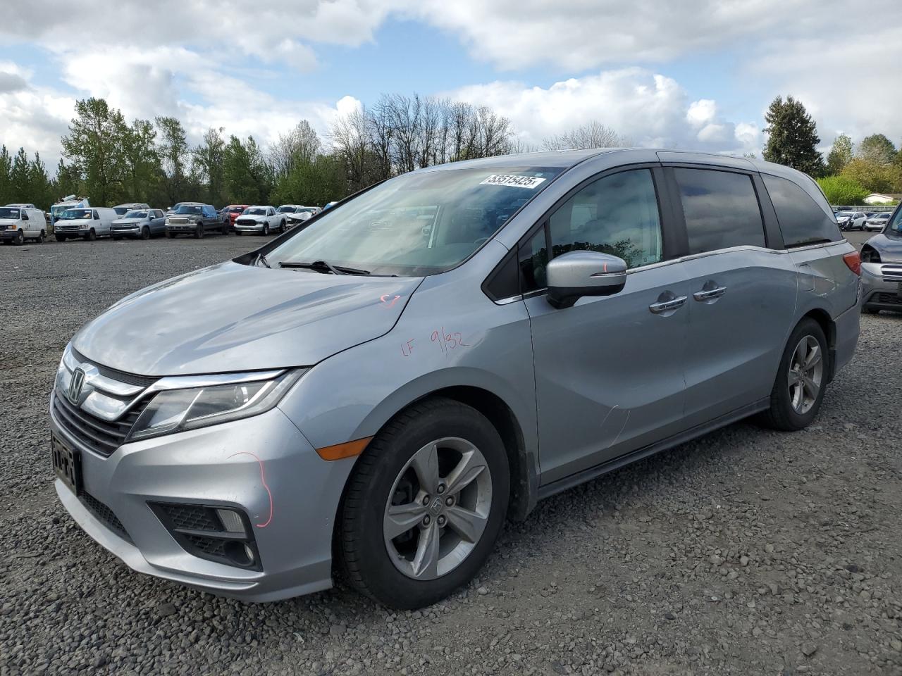 2018 Honda Odyssey Exl продається в Portland, OR - Rear End