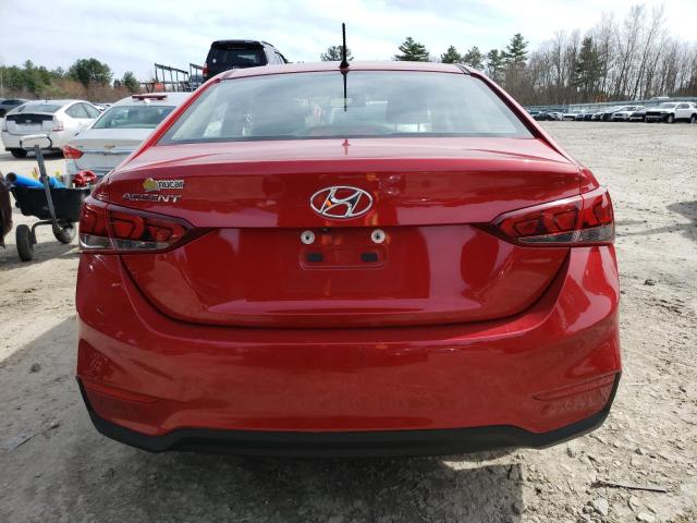  HYUNDAI ACCENT 2018 Czerwony