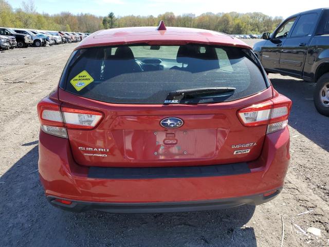  SUBARU IMPREZA 2017 Red