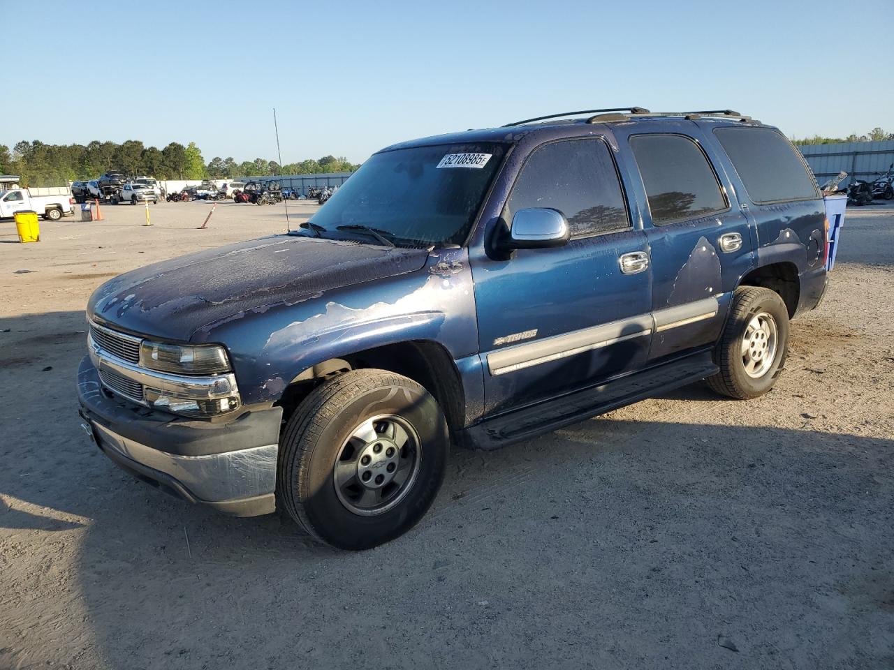 2002 Chevrolet Tahoe C1500 للبيع في Harleyville، SC - Rear End
