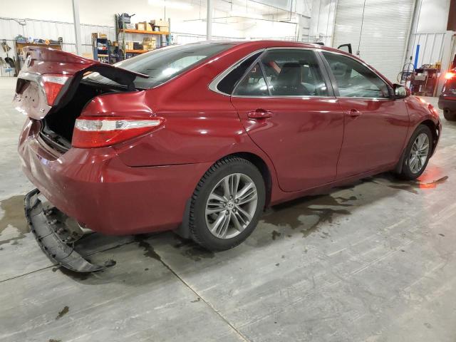 TOYOTA CAMRY 2016 Red