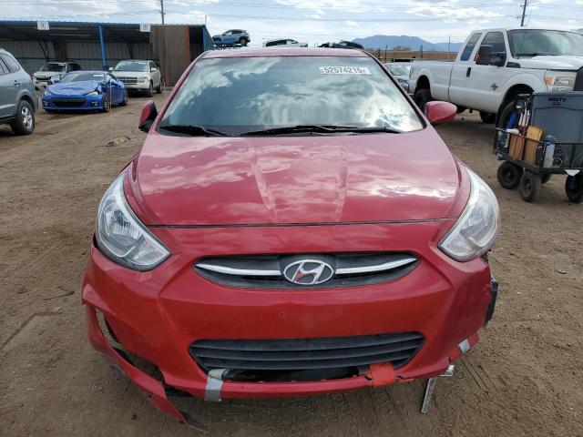  HYUNDAI ACCENT 2017 Red