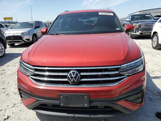  VOLKSWAGEN TIGUAN 2022 Czerwony