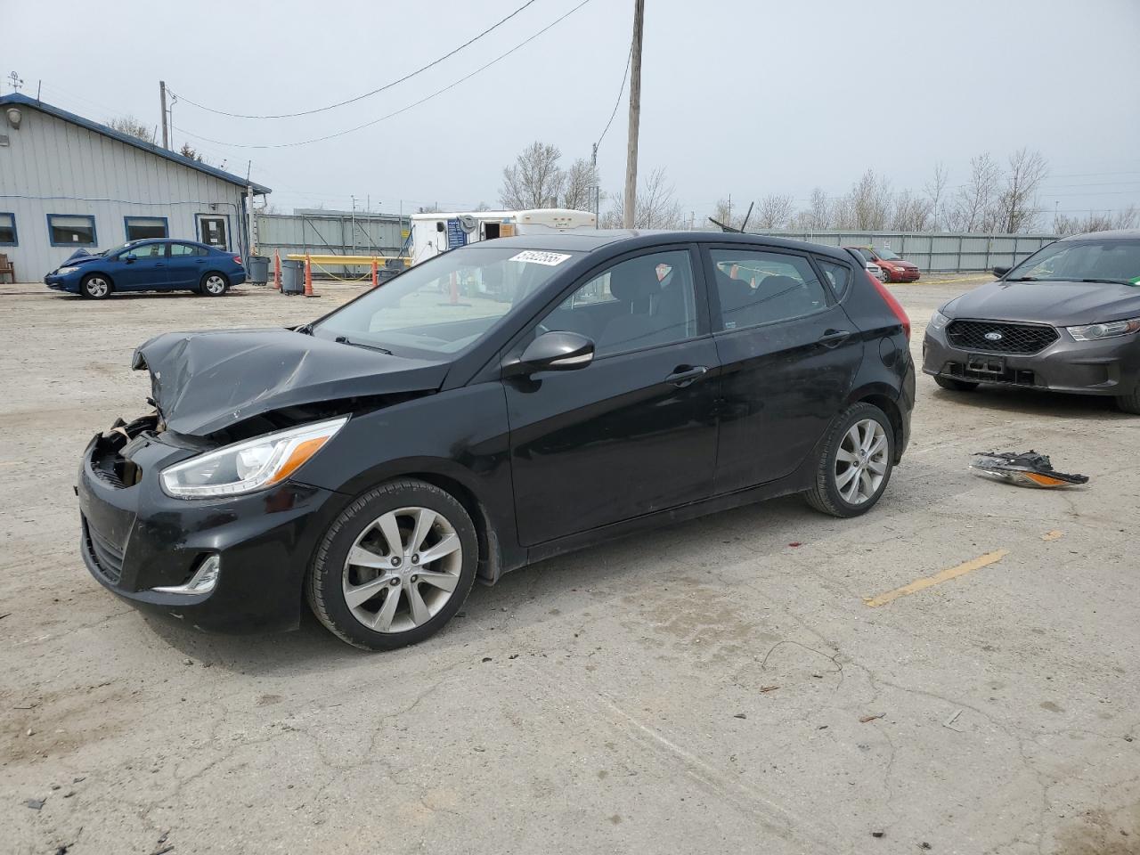 2014 Hyundai Accent Gls en Venta en Pekin, IL - Front End