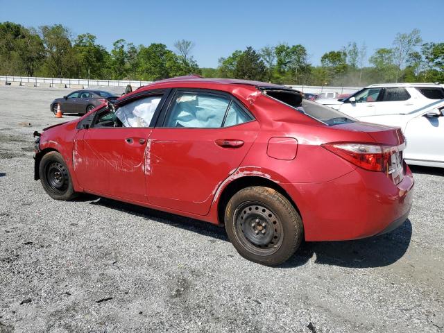 Sedans TOYOTA COROLLA 2017 Red