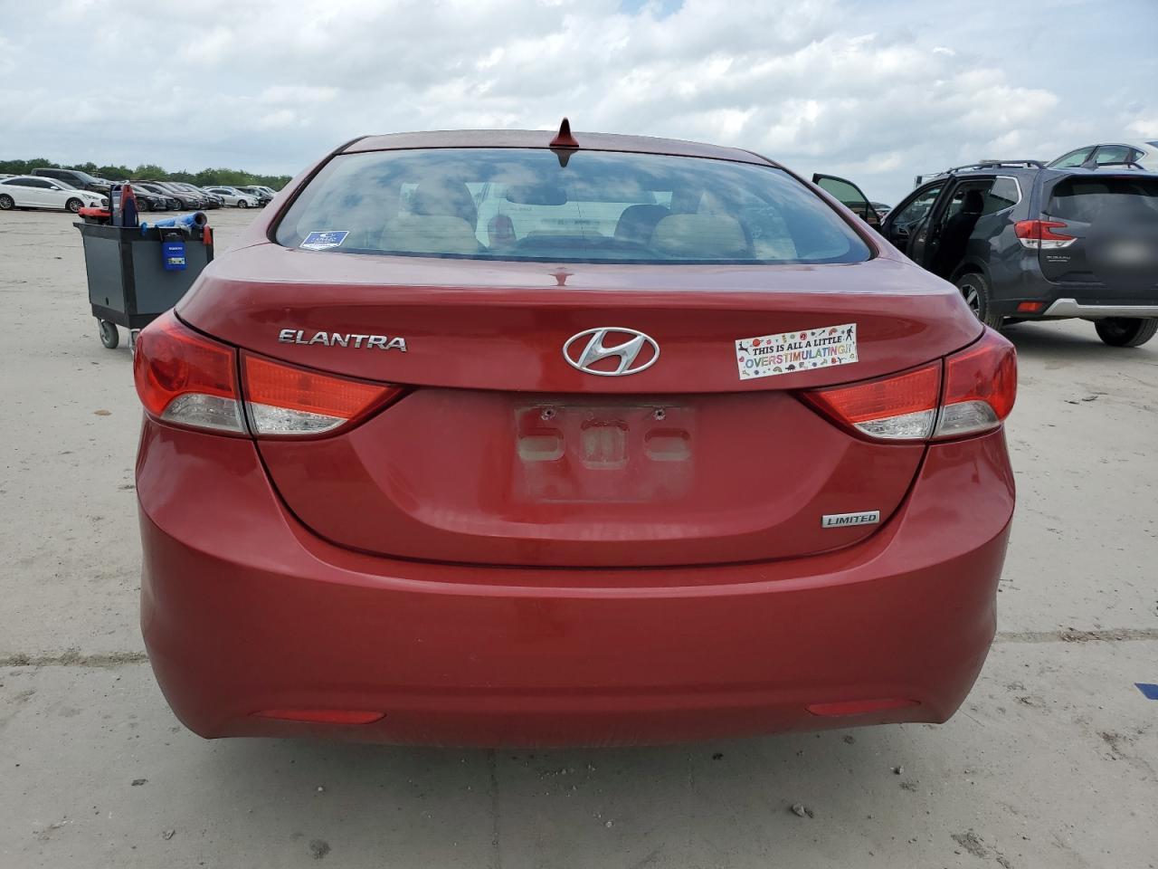 KMHDH4AE6CU461403 2012 Hyundai Elantra Gls
