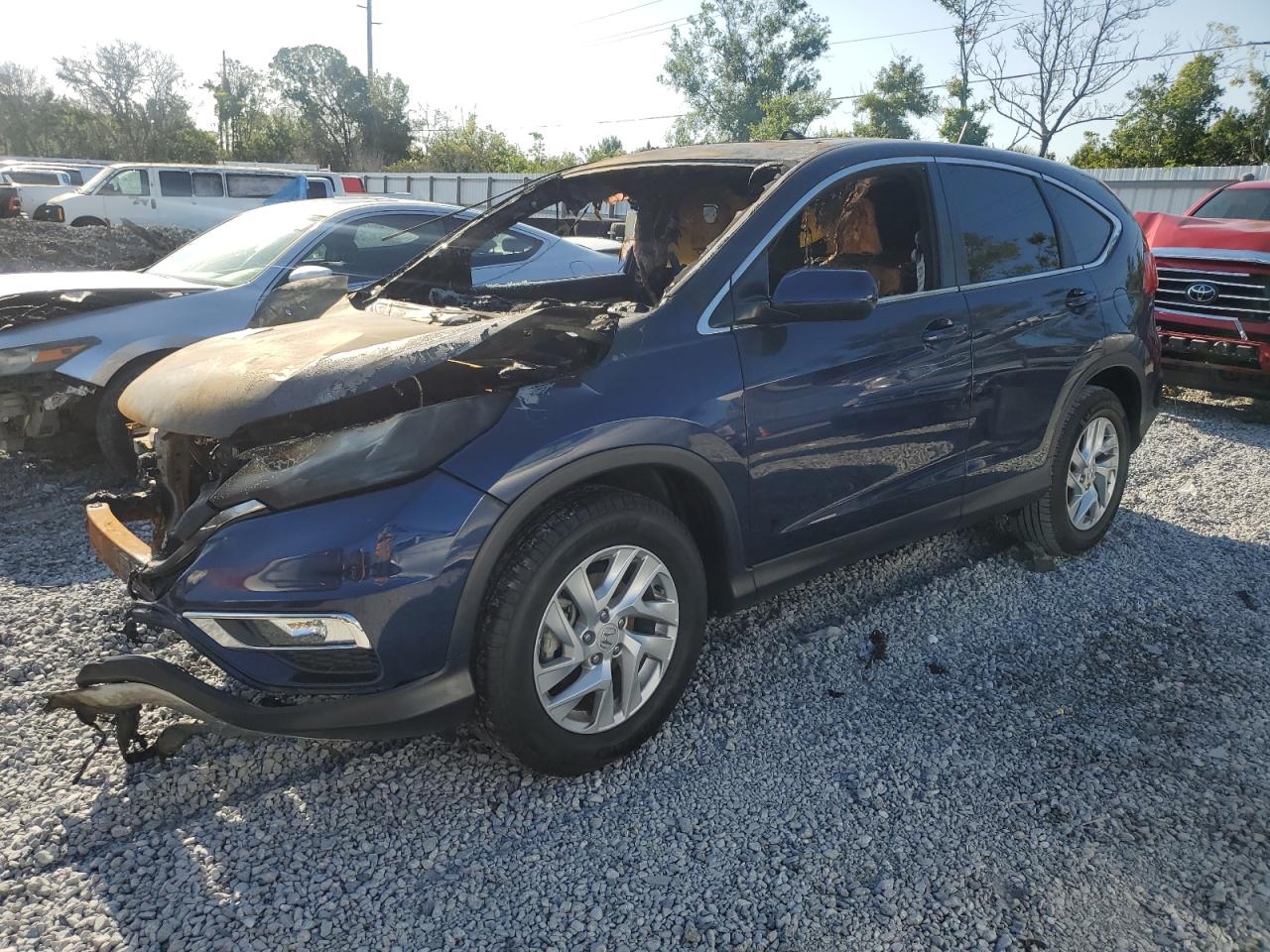 2015 Honda Cr-V Ex للبيع في Riverview، FL - Burn