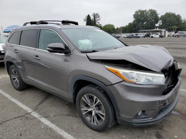  TOYOTA HIGHLANDER 2016 Сірий