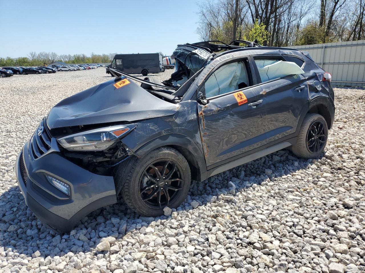 2018 Hyundai Tucson Value VIN: KM8J33A24JU836705 Lot: 54592755