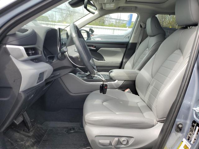  TOYOTA HIGHLANDER 2021 Blue