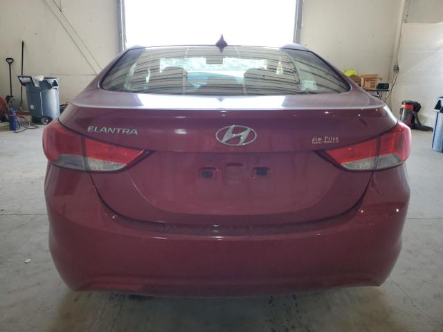 Sedans HYUNDAI ELANTRA 2013 Czerwony