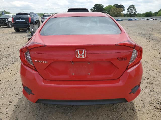 Sedans HONDA CIVIC 2017 Red