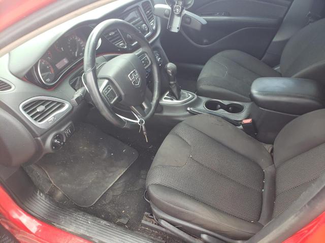  DODGE DART 2016 Red