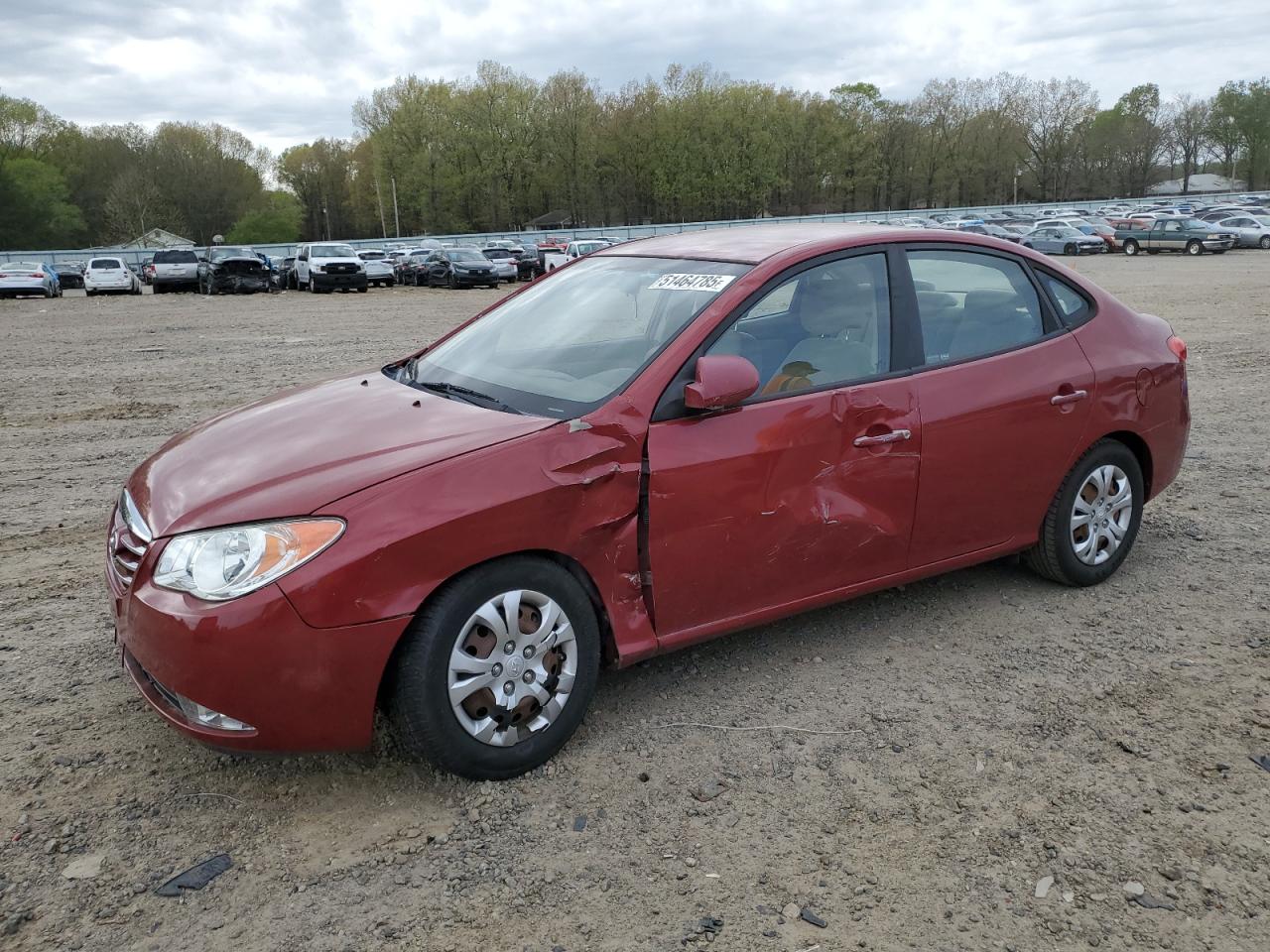 2010 Hyundai Elantra Blue за продажба в Conway, AR - Side