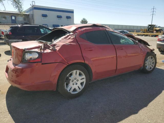 Седани DODGE AVENGER 2014 Червоний