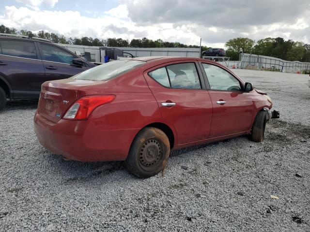  NISSAN VERSA 2012 Червоний