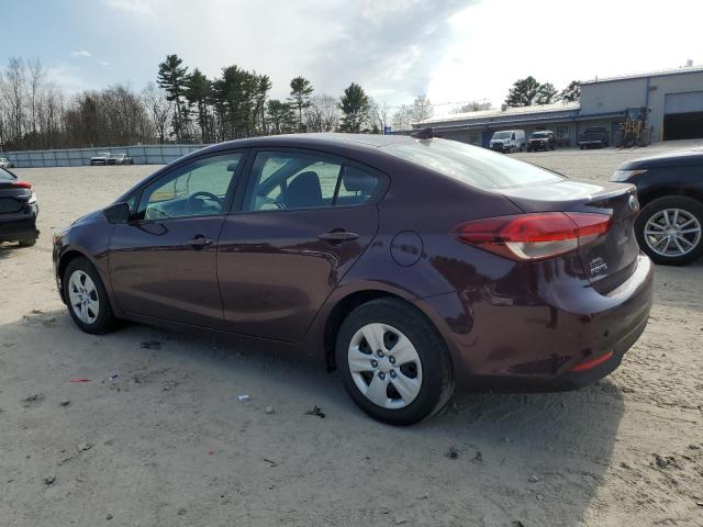  KIA FORTE 2018 Maroon