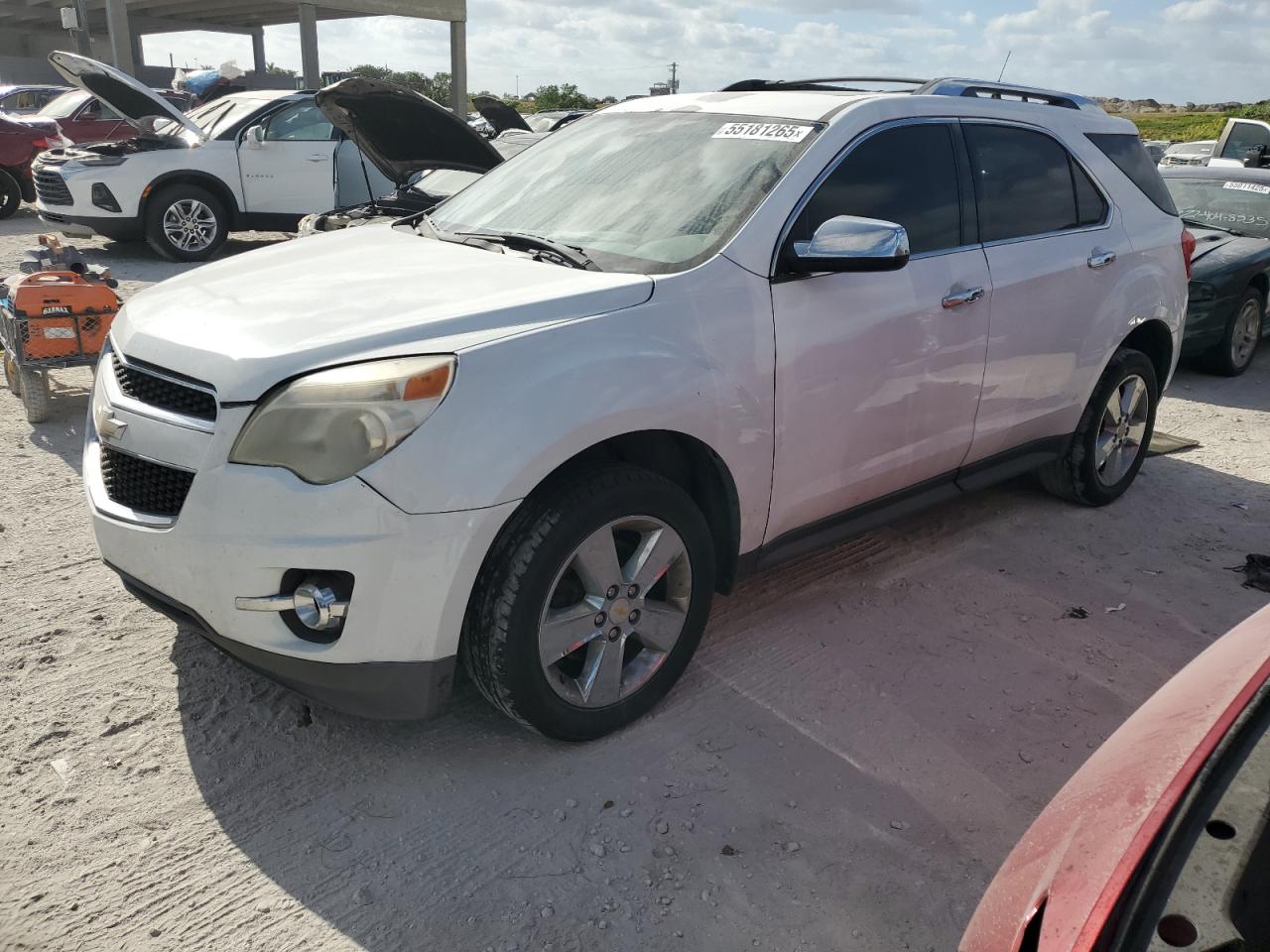 2012 Chevrolet Equinox Ltz de vânzare în West Palm Beach, FL - Front End