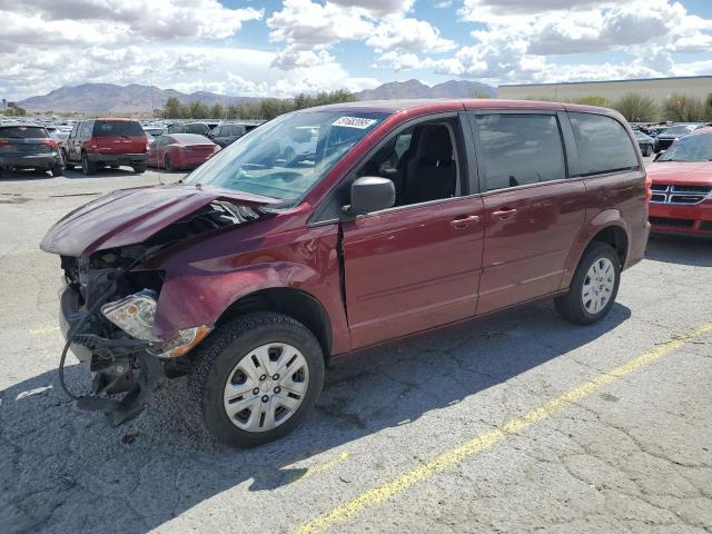 Minivans DODGE CARAVAN 2016 Burgundy