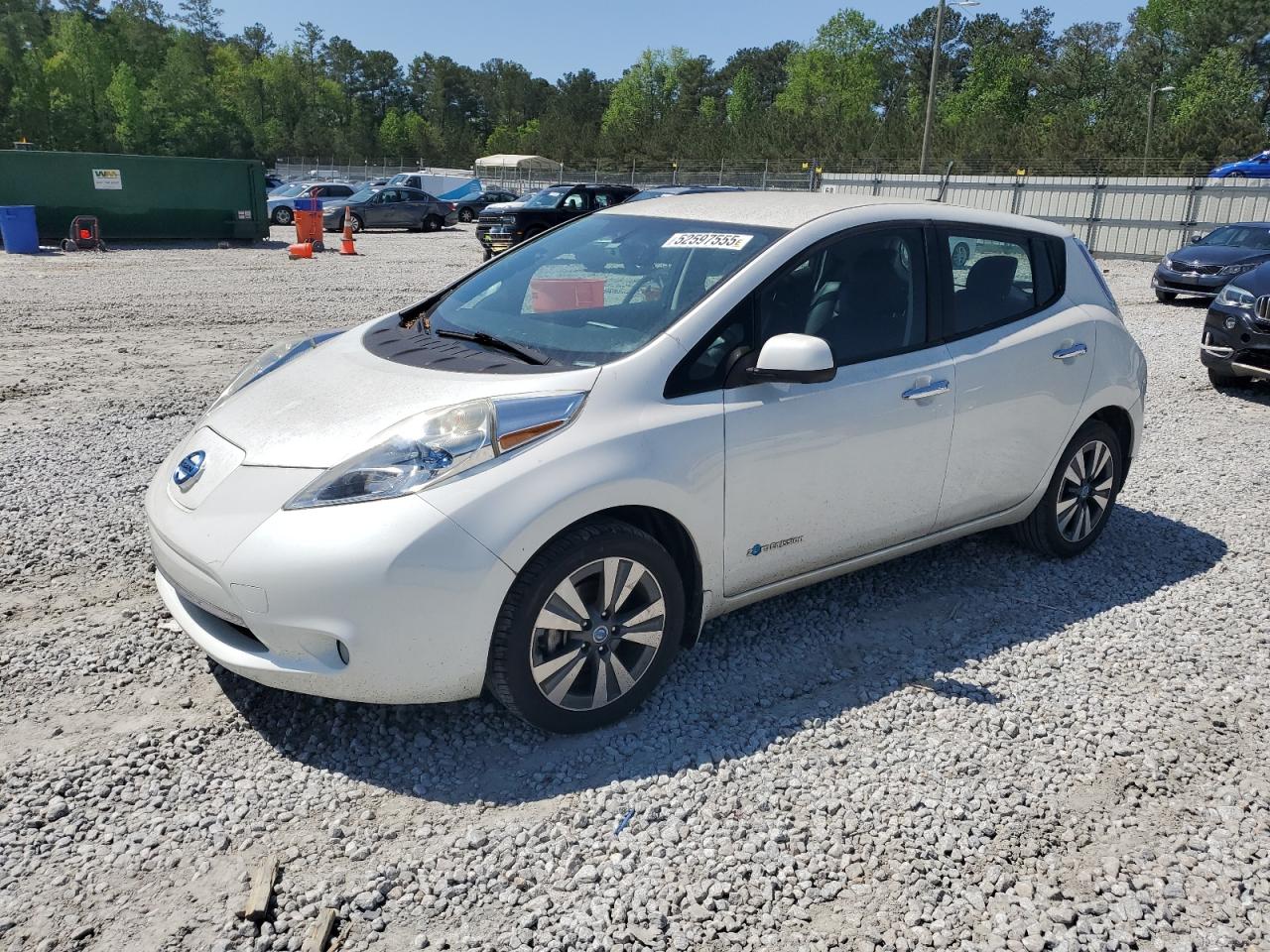 2013 Nissan Leaf S за продажба в Ellenwood, GA - Side