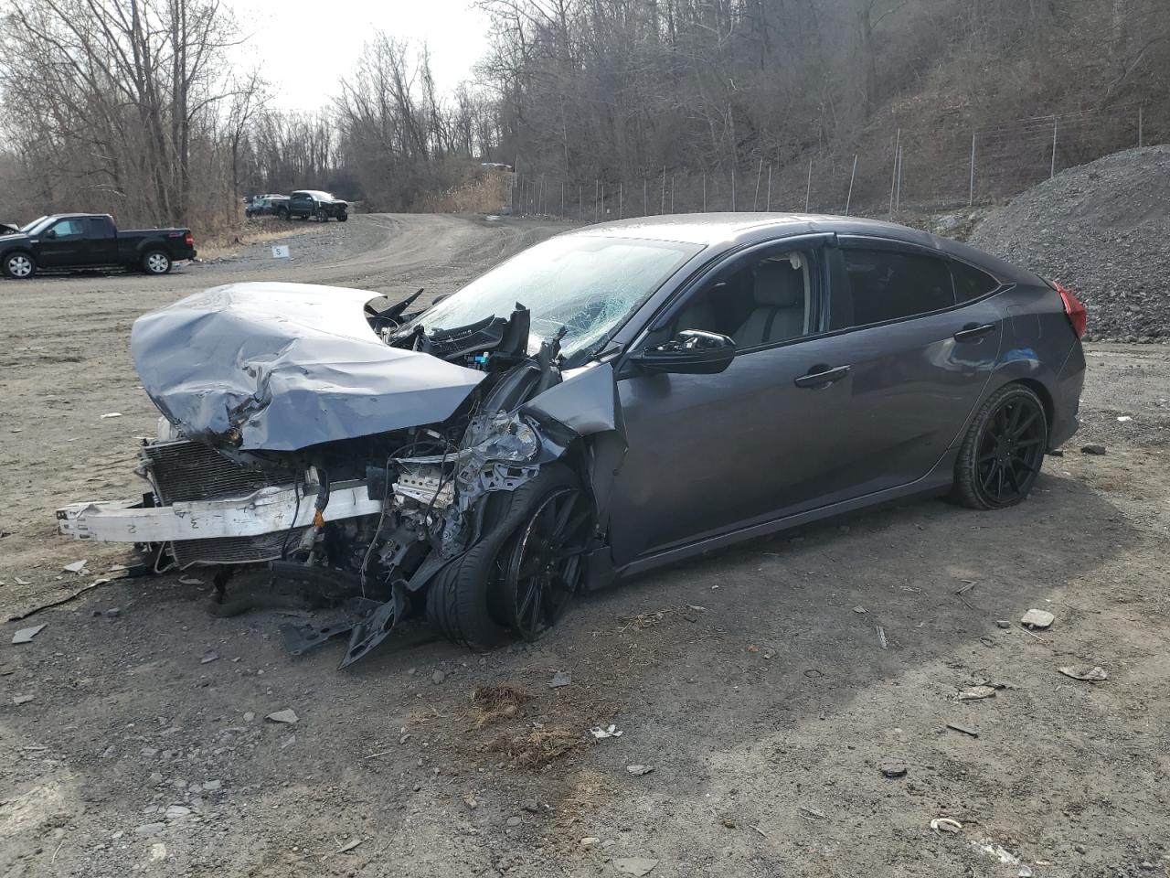 2017 Honda Civic Lx for Sale in Marlboro, NY - Front End