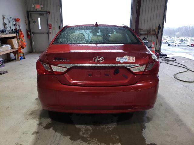  HYUNDAI SONATA 2012 Czerwony