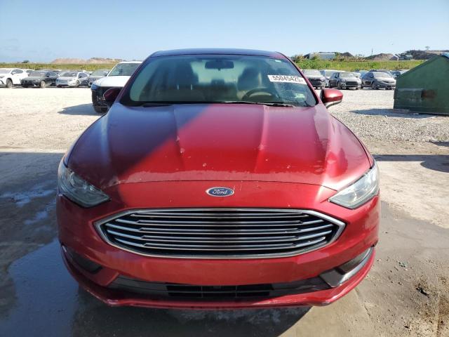 Sedans FORD FUSION 2017 Red