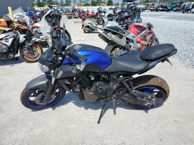  YAMAHA MT07 2018 Синий