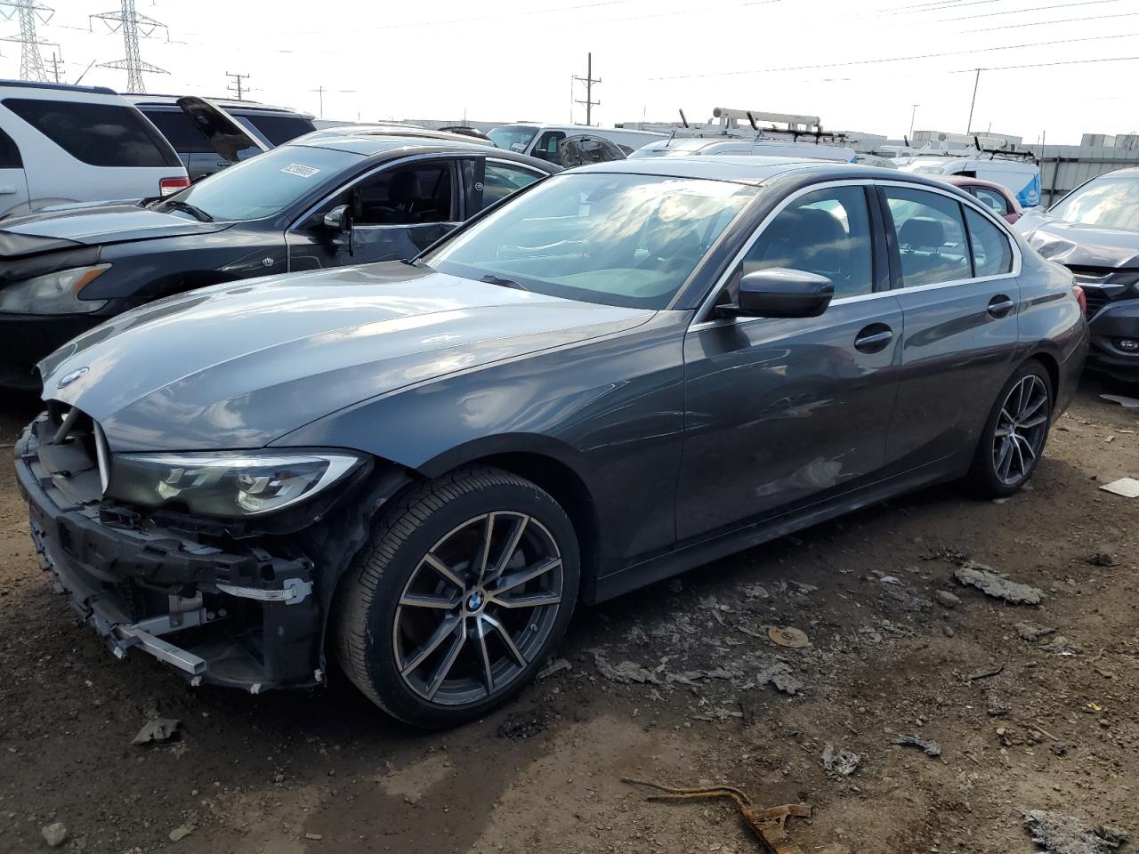 2019 Bmw 330I en Venta en Elgin, IL - Front End
