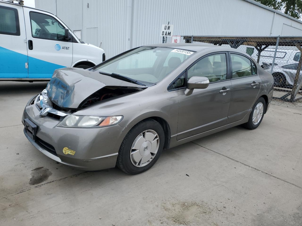 2006 Honda Civic Hybrid за продажба в Sacramento, CA - Front End