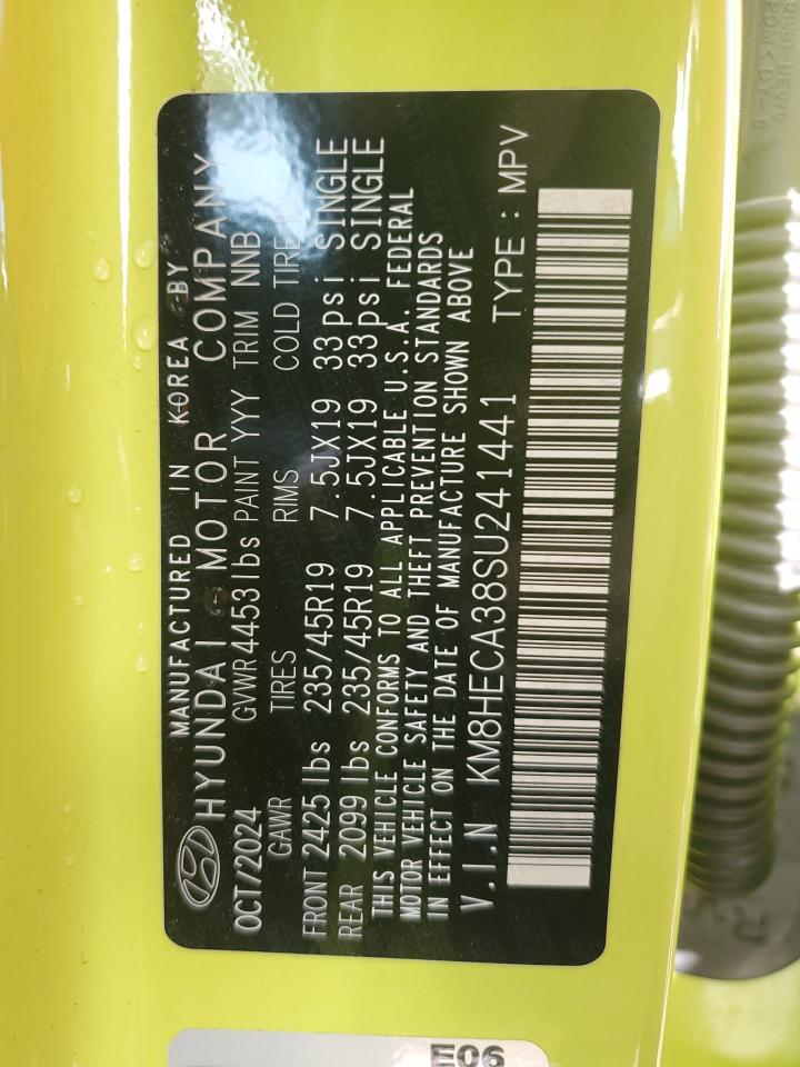 2025 Hyundai Kona Limited VIN: KM8HECA38SU241441 Lot: 54654455