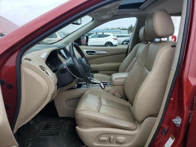  NISSAN PATHFINDER 2017 Czerwony