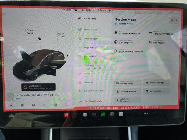 2018 TESLA MODEL 3 